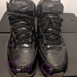 Black Nike womens wedge shoes size 9